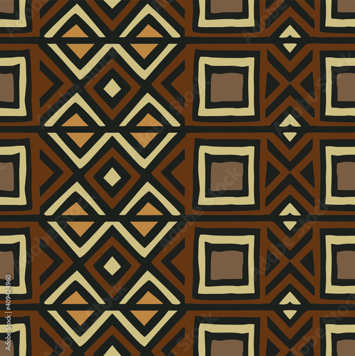 Aztec tribal pattern design for textile and fashion.
