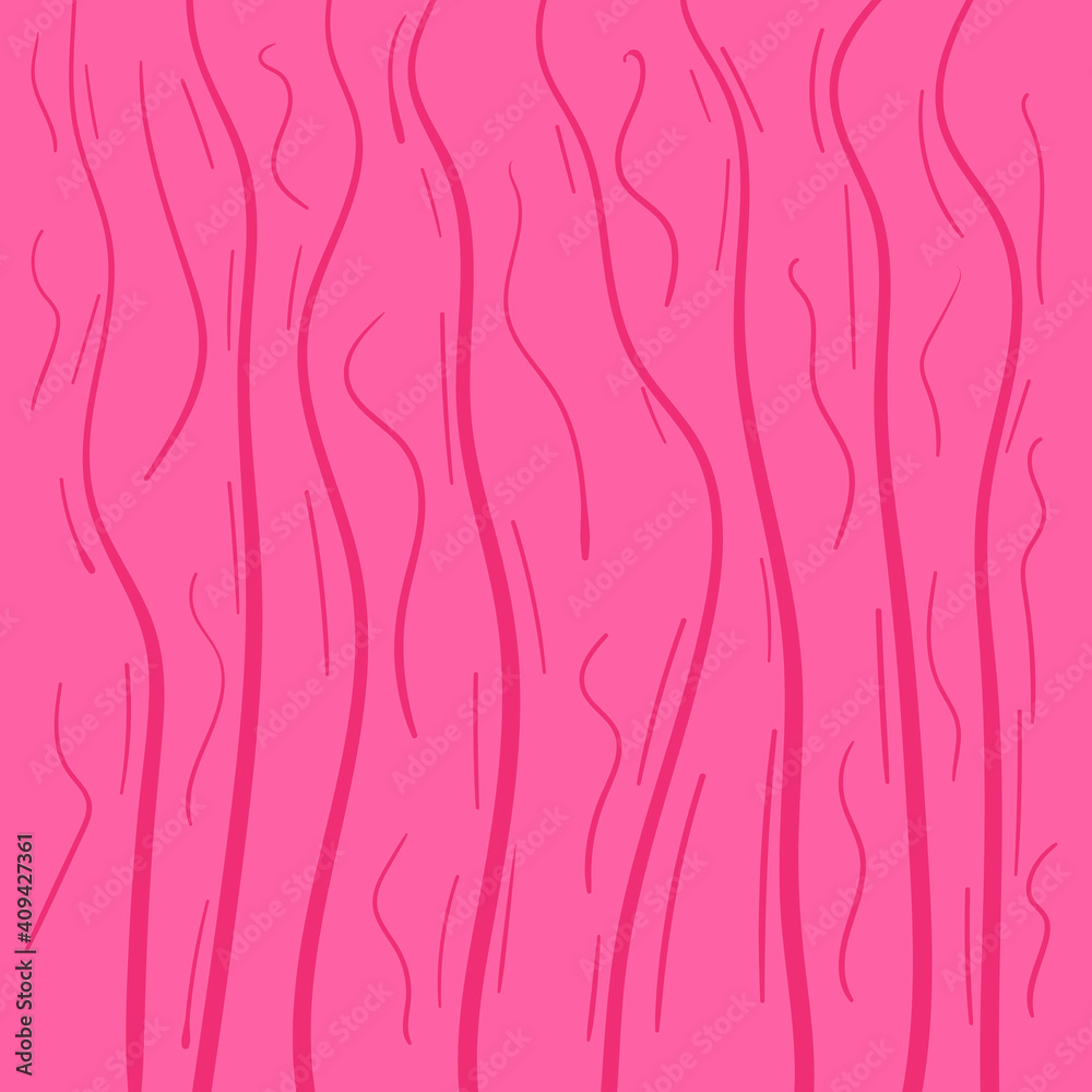Pink background. Abstract pink lines.