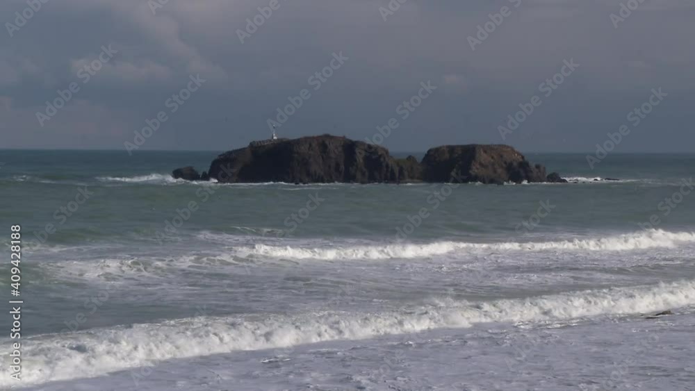 storm and lighthouse