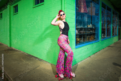 Thrift Store Roller Skate Girl