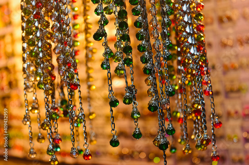 colorful beads