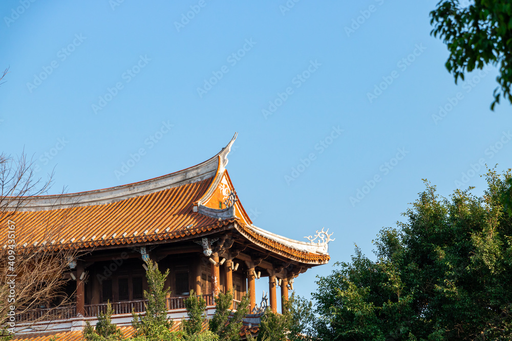 Linzhangmen, Quanzhou City, Fujian Province, China, on January 30, 2021. The gate of ancient China.