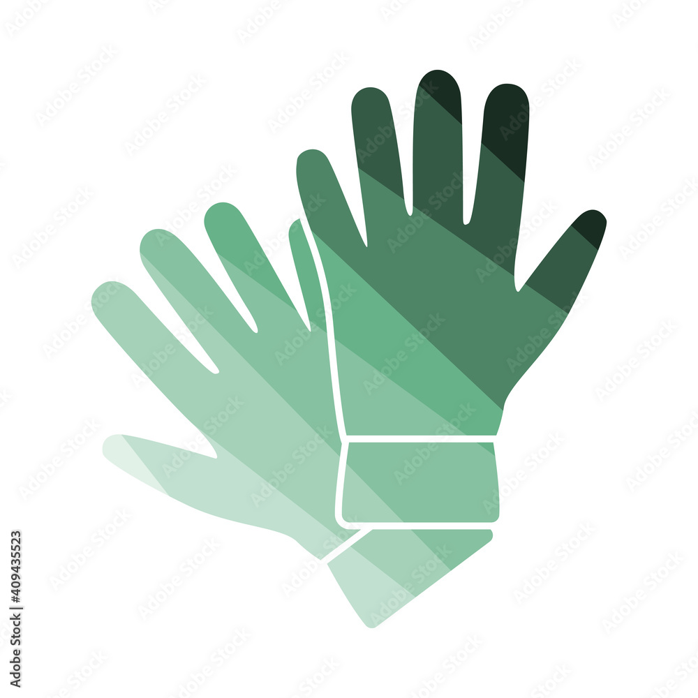 Fototapeta premium Criminal Gloves Icon