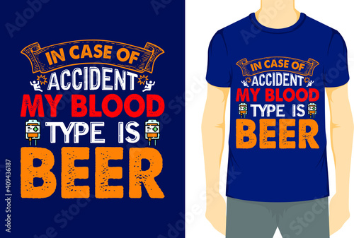 Beer T-shirt design 