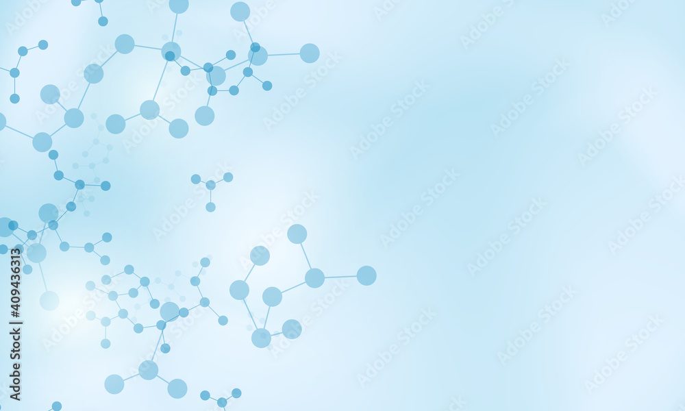 Abstract medical concept with molecule pattern background. Abstract medical concept with molecule pattern background.