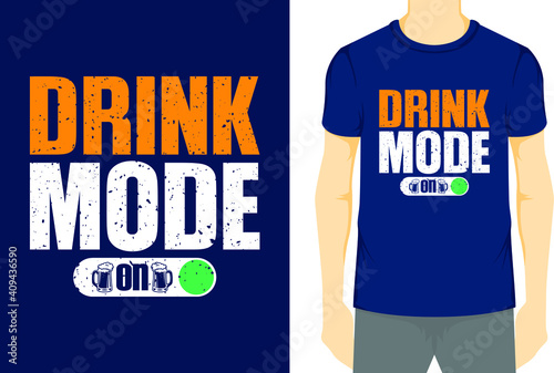 Drinker T-shirt design 