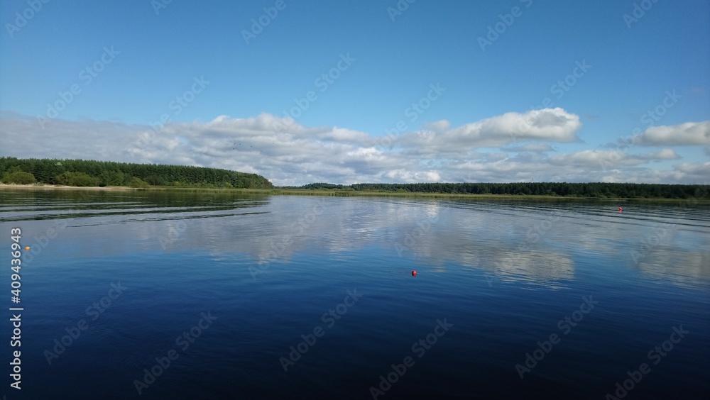 lake and sky