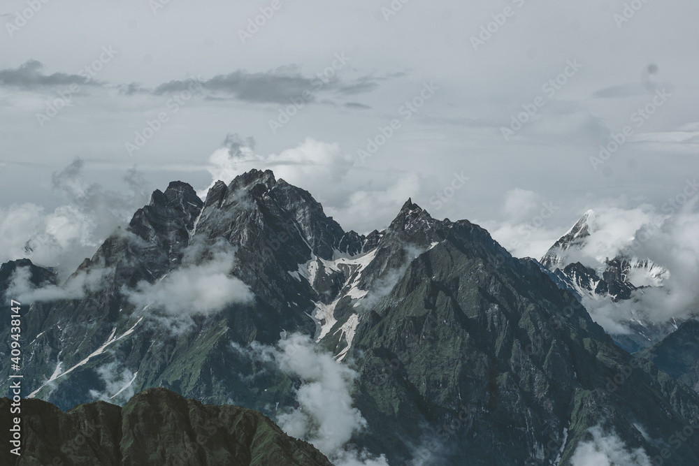 landscape with clouds