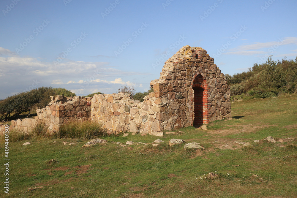 ruins of the temple of Solomon on the island of Bornholm