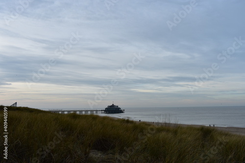 Strandpromenade in Belgien