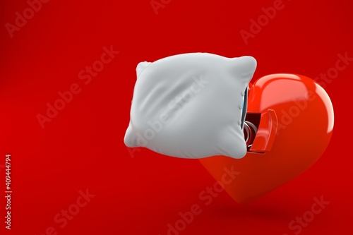 Slika na platnu Pillow with heart