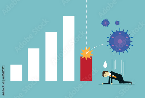 Viruses depress the economy