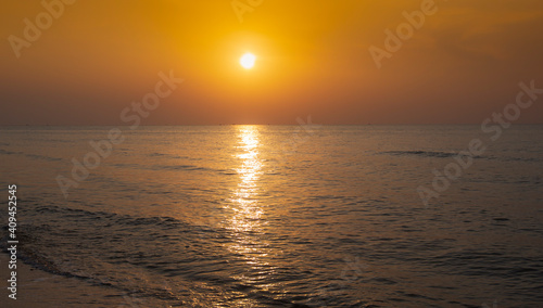 sunset at the beach