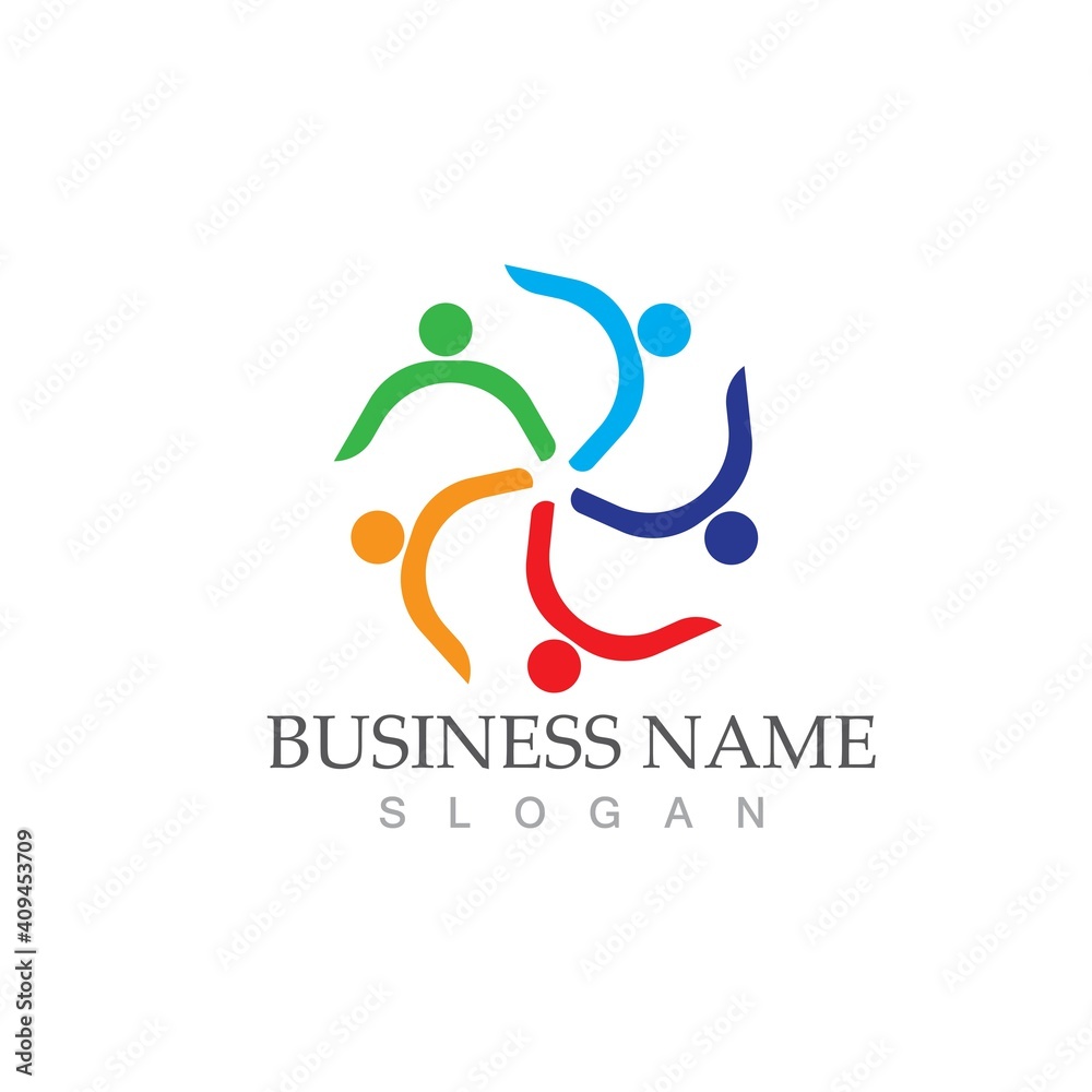 Obraz premium Community, network and social icon
