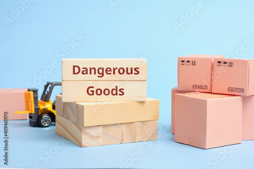 Courier Industry Term dangerous goods. Cargo requiring special packaging and transportation rules.