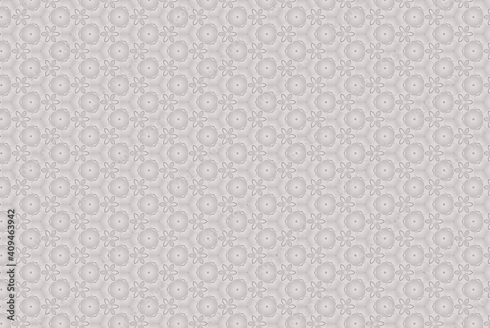 Traditional ethnic background in orange, brown and beige colors. Raster colorful kaleidoscopic seamless pattern for textile, ceramic tiles, wallpapers and fabric. Traditional ethnic background in orange, brown and beige colors. Raster colorful kaleidoscopic seamless pattern for textile, ceramic tiles, wallpapers and fabric.