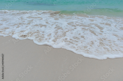 The beach of Samae San island at Chonburi in Thailand photo