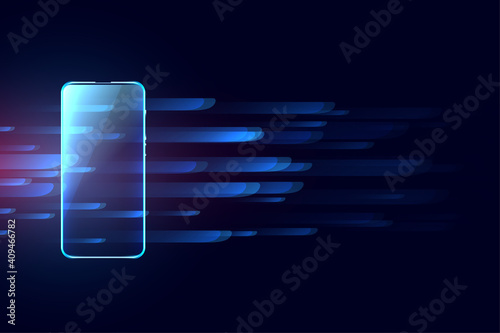 digital mobile futuristic technology concept background