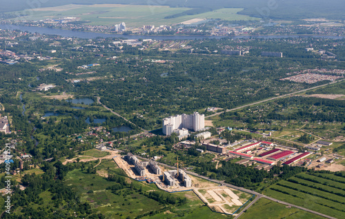 View of St. Petersburg from height