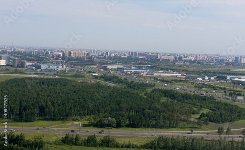  View of St. Petersburg from height