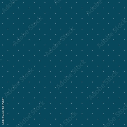 Seamless pattern small dot on a Prussian blue background. The ordered arrangement of a geometric shapes. Vector illustration. Dark blue Graphic texture for design.