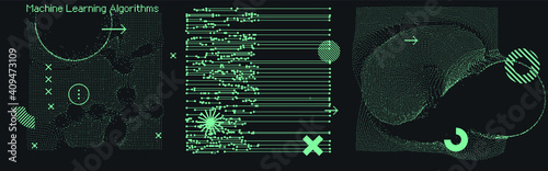 Pattern of the microcircuit silicon chip, motherboard.