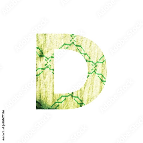 green letter a
