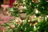 A close up of a christmas tree
