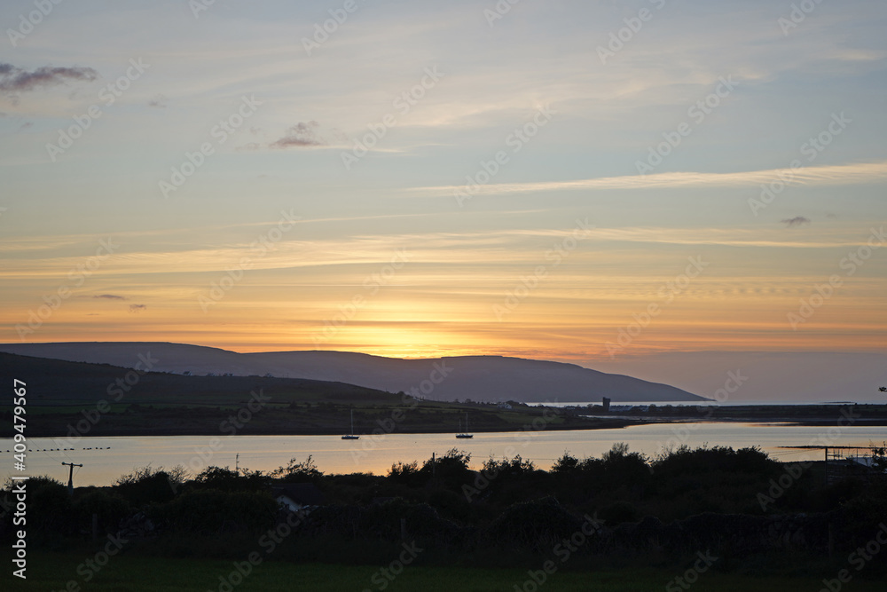 County Clare sunset at the Burren County Clare sunset at the Burren