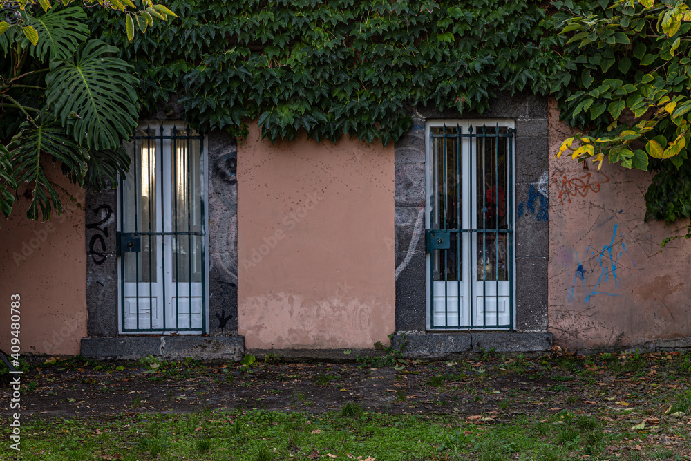 two French windows