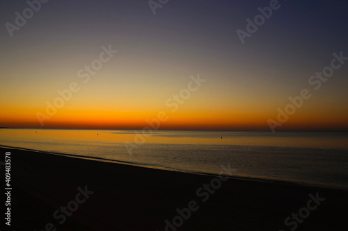 sunset at the beach © Monica