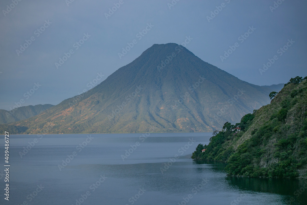Volcano at Lake Atitlan, Guatemala