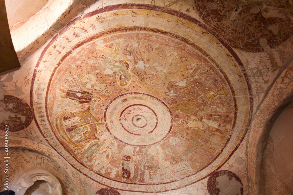 Beautiful ancient Christian grave from necropole in El Bagawat