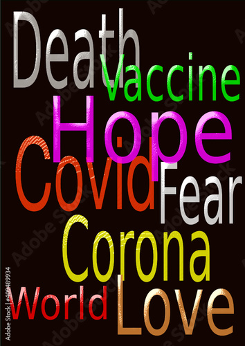 Covid Grafik Vektor Schild