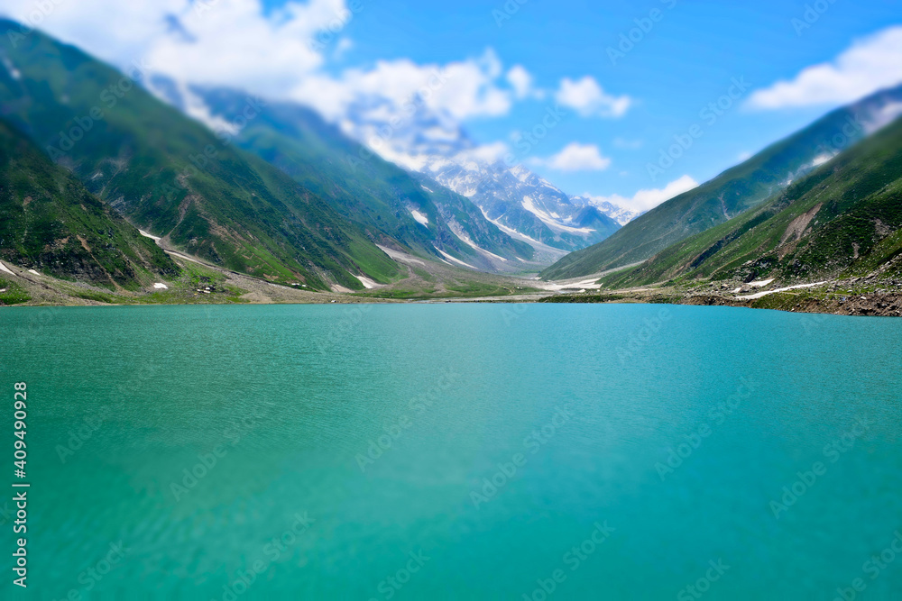 lake in the mountains 