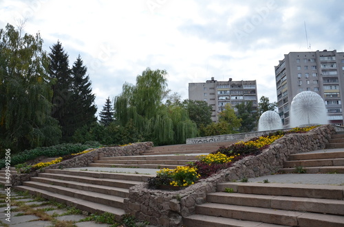 fountain in the park