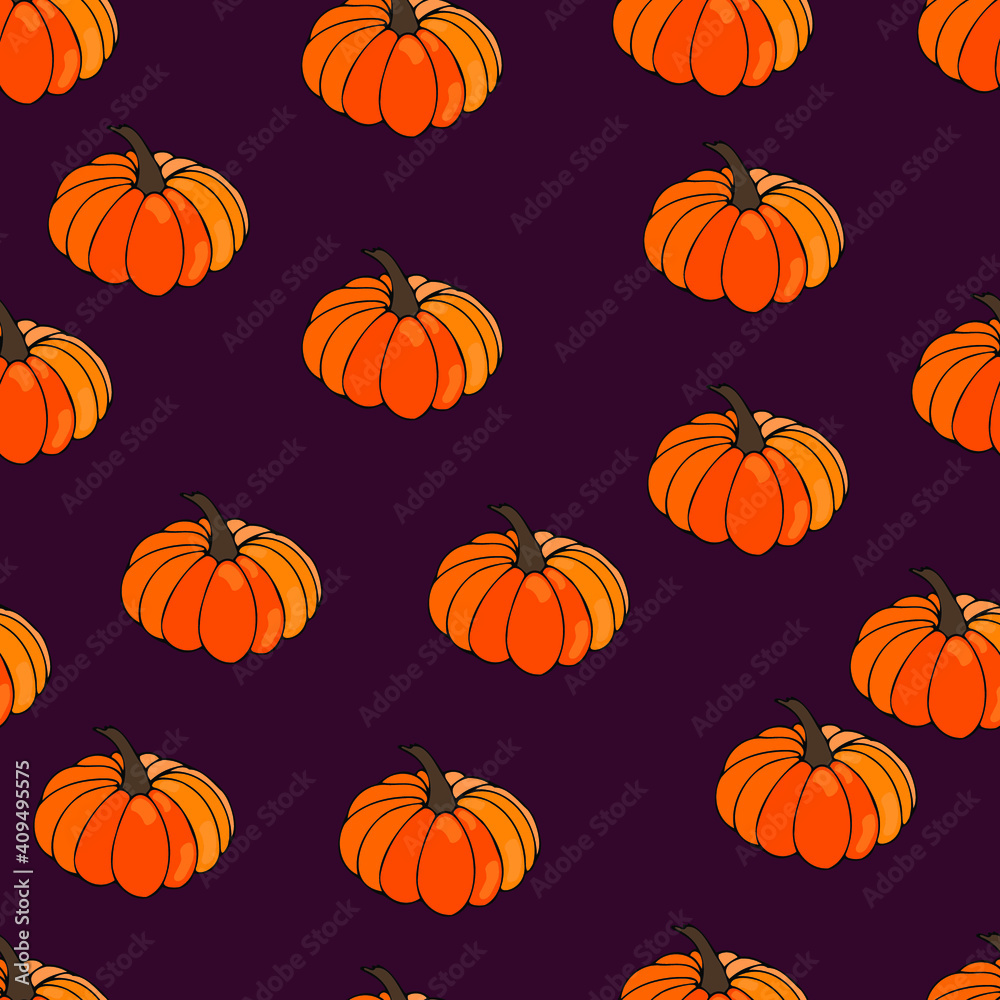 pumpkins seamless pattern pumpkins seamless pattern