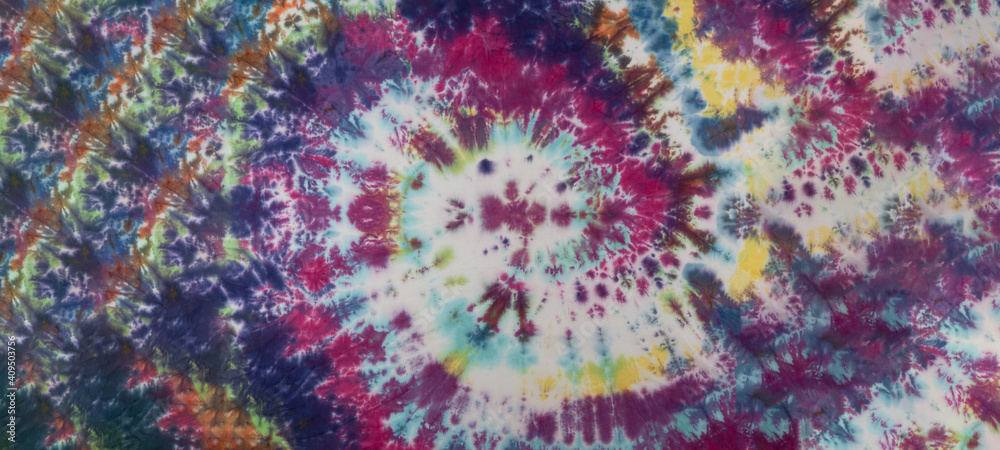 Abstract colorful art design batik spiral snake swirl shibori technology tie dye pattern textile texture background banner Abstract colorful art design batik spiral snake swirl shibori technology tie dye pattern textile texture background banner
