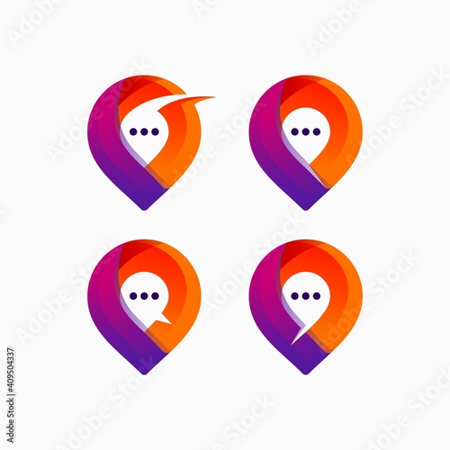 Free Download chat bundle style logo design - GFXLoad