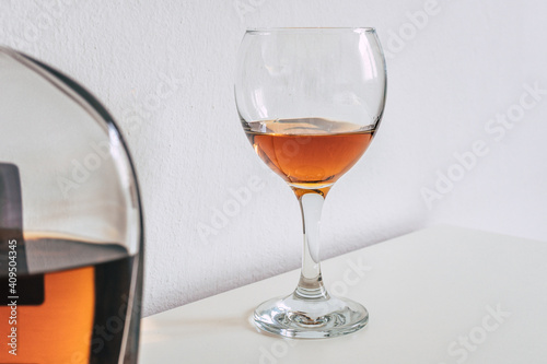 A glass of fine cognac