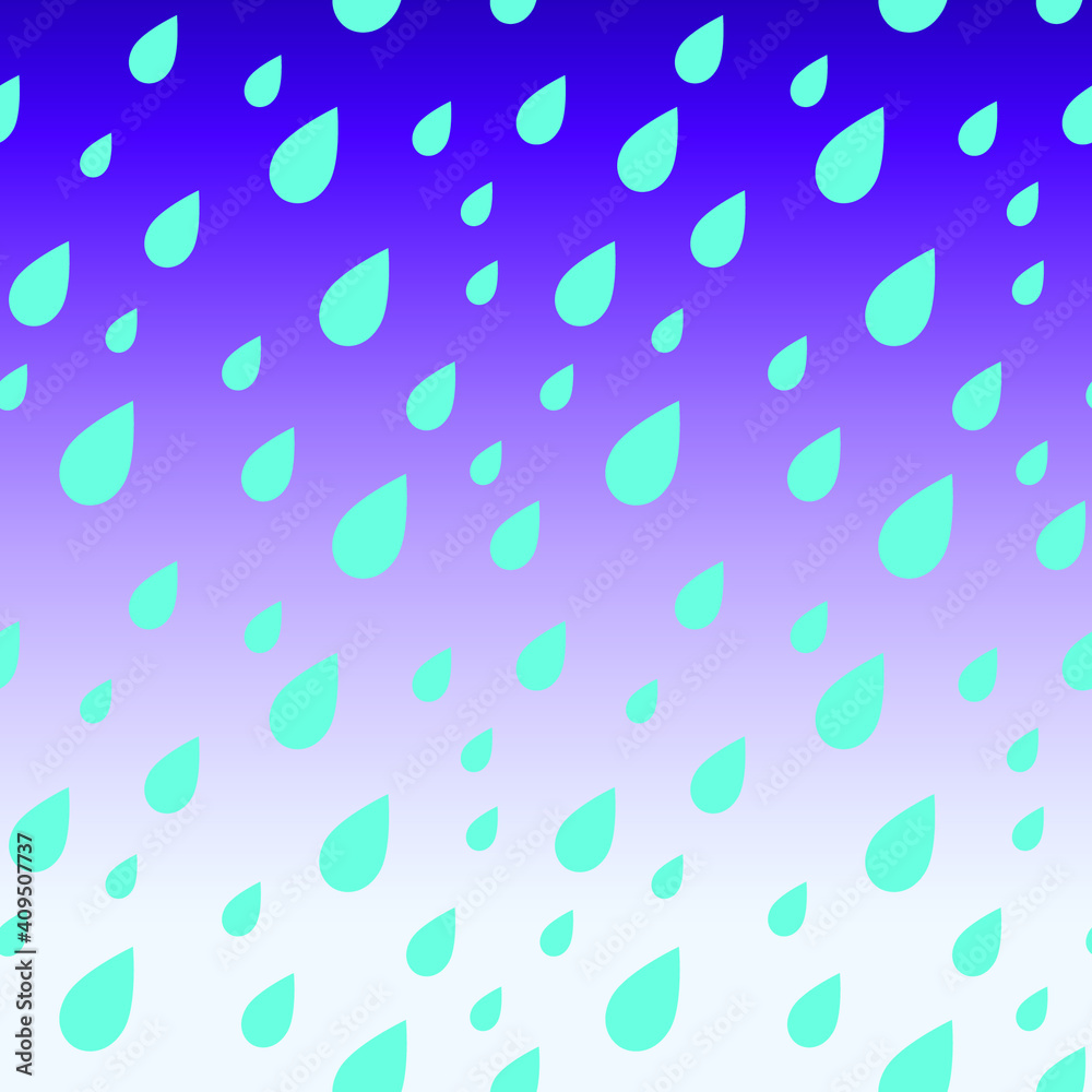 seamless pattern with dots, vector illustration rain