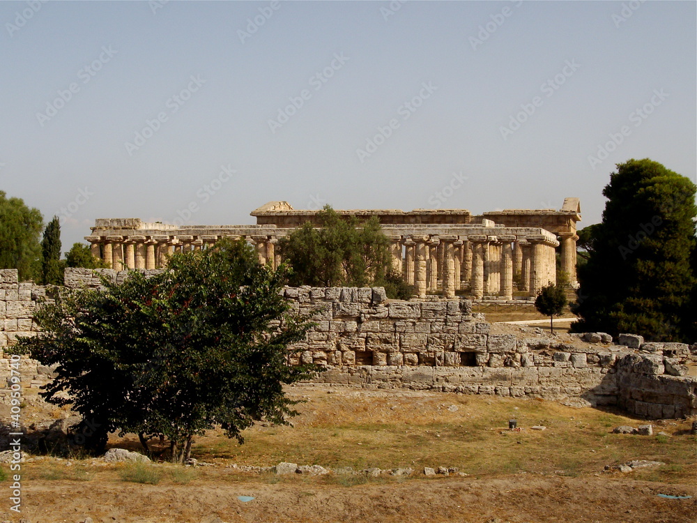 Ancient Greek temple in the south of Italy