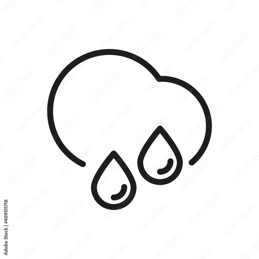 Cloud Outline Vector Icon. Related Weather Icon For WebSites And App Cloud Outline Vector Icon. Related Weather Icon For WebSites And App