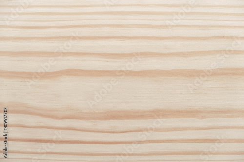 Texture of light natural pine wood as a background. Top view. Copy, empty space for text