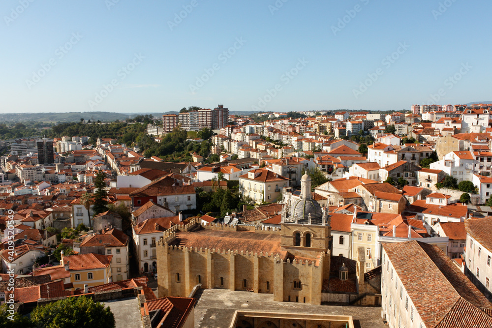 View of the old town, Coimbra, Portugal