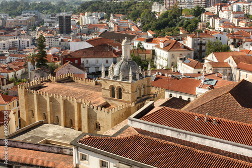 View of the old town, Coimbra, Portugal