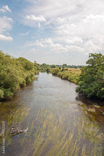 River Wye and the Wye valley in the Summertime