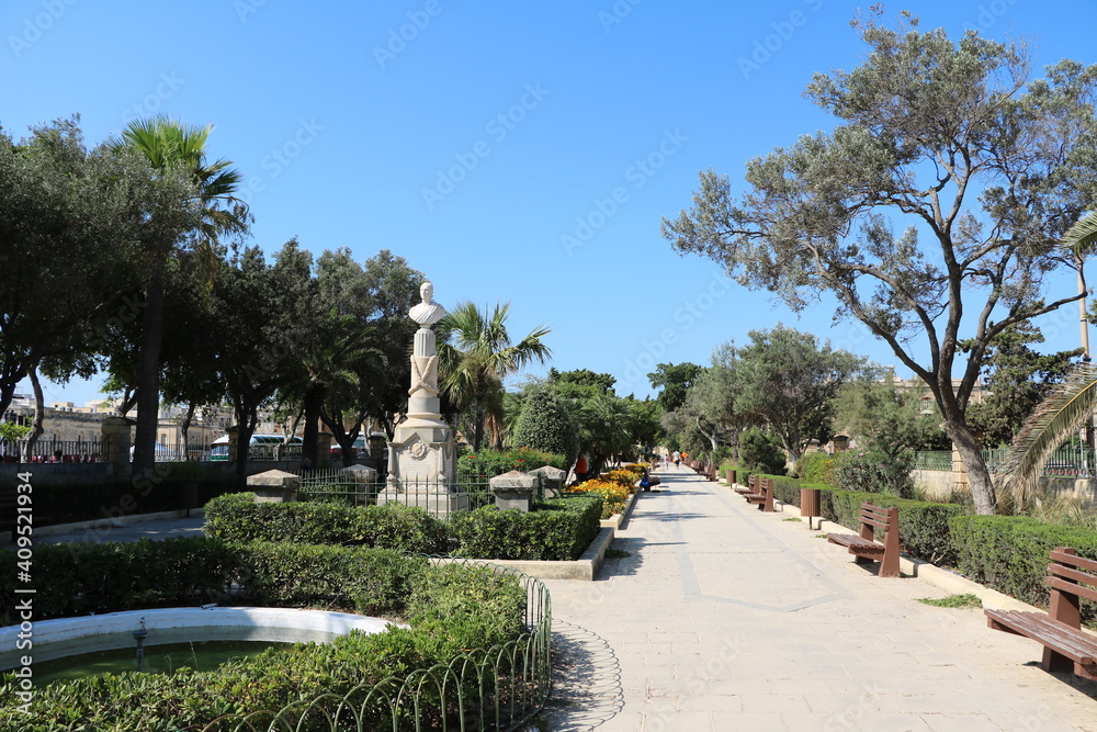 Hugo Mifsud Monument in Floriana Valletta, Malta Hugo Mifsud Monument in Floriana Valletta, Malta