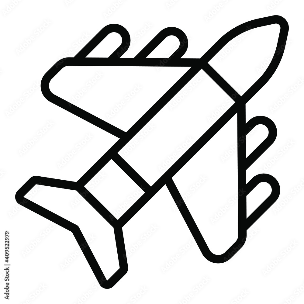 airplane, aircraft vector line icon isolated, Indian republic day icon. airplane, aircraft vector line icon isolated, Indian republic day icon.