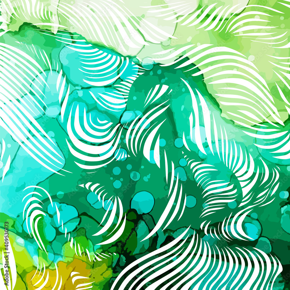 Fototapeta premium Graphic multicolored background from the lines. Vector illustration